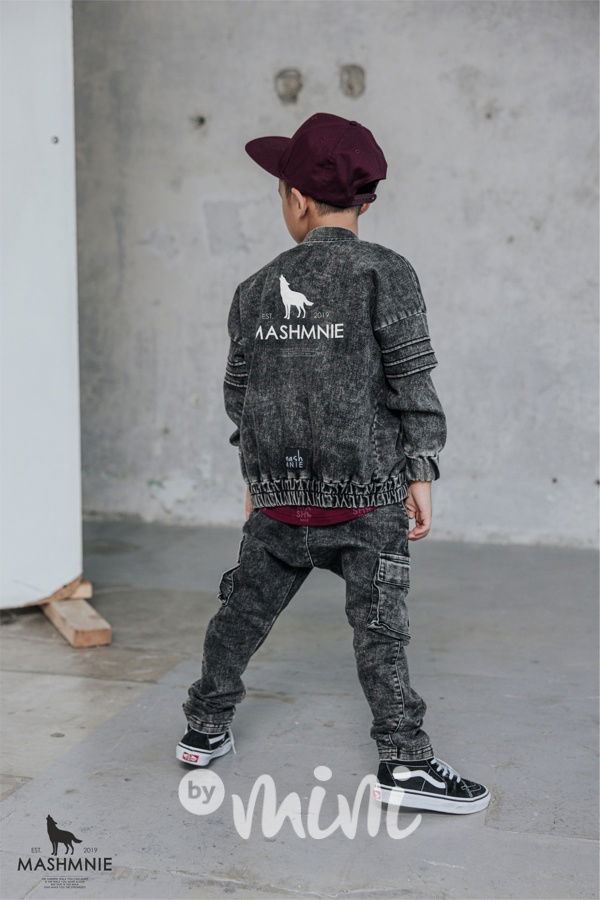 Mash Mnie cargo black jeans