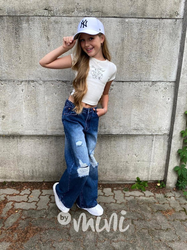 Maxi jeans ripped švédy