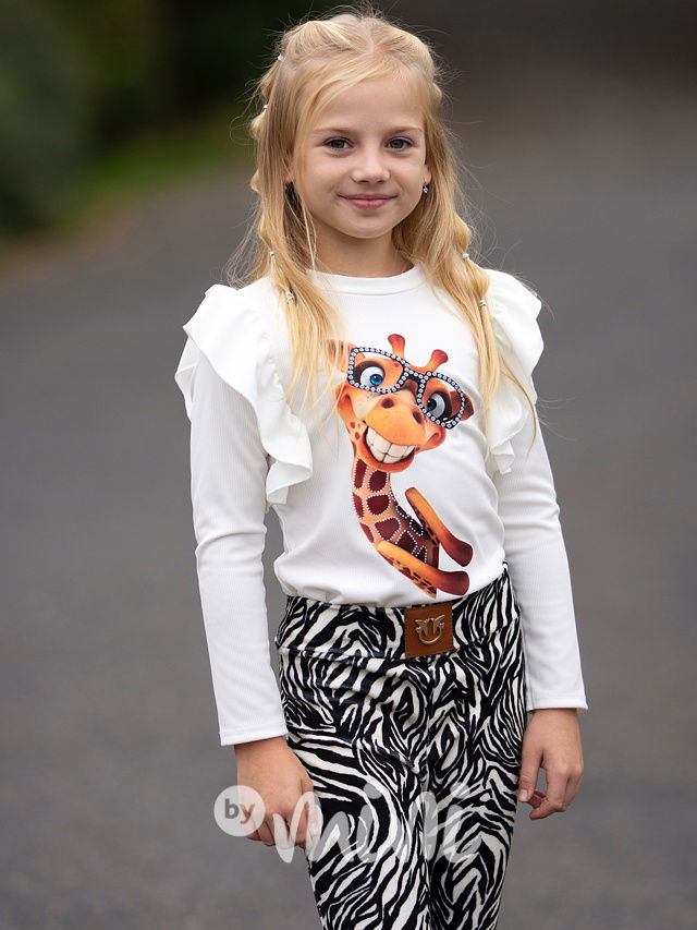 Žirafa blůzka cream