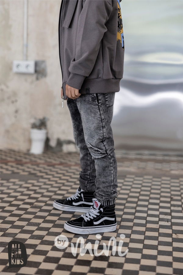 AFK soft ice black jeans