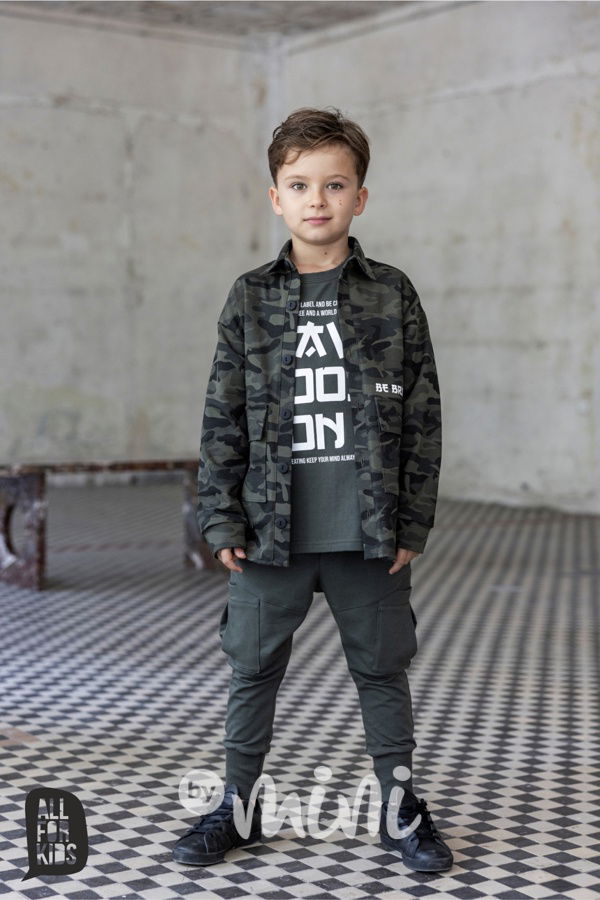 AFK cotton kapsáče s náplety khaki