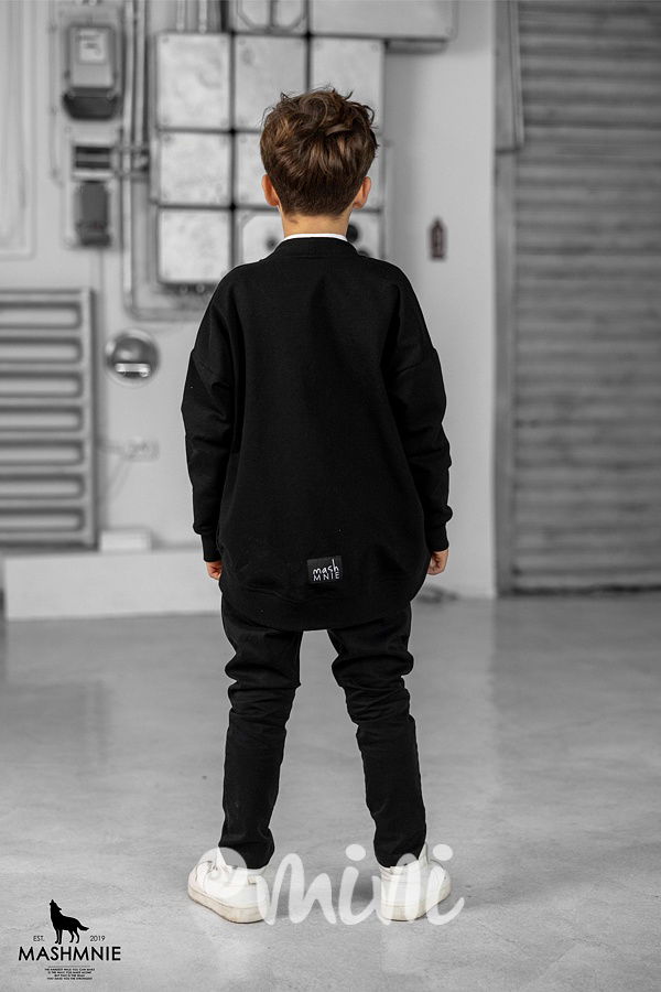 Mash Mnie cotton kardigan černý