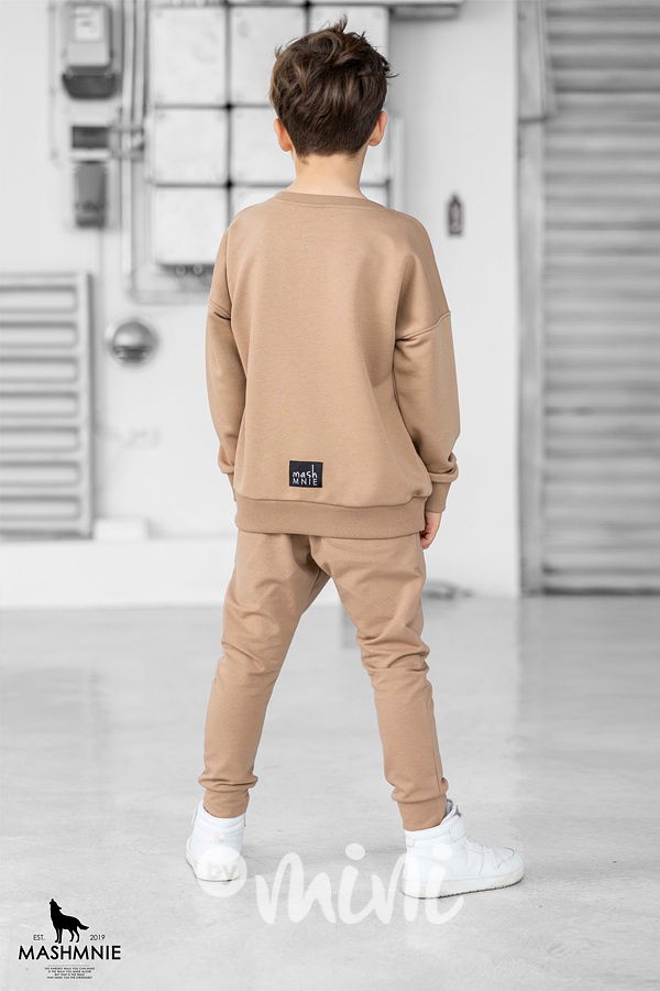 Mash Mnie jogger tepláky WOLF béžové