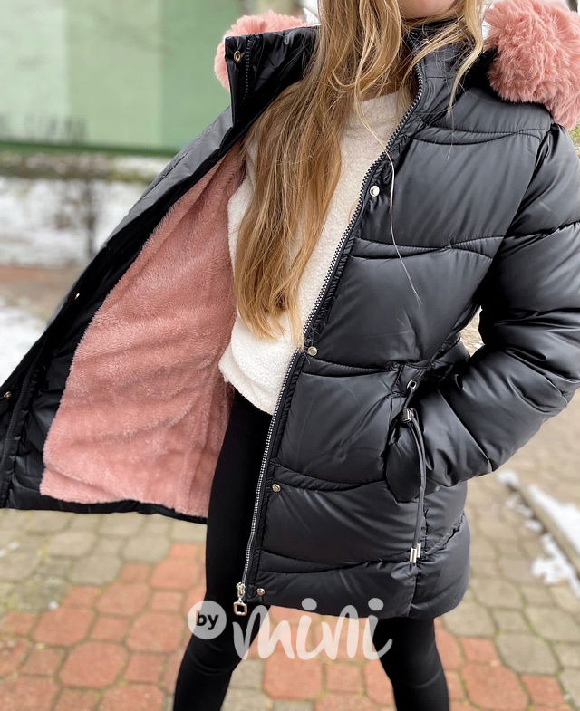 Zimní kabát černý