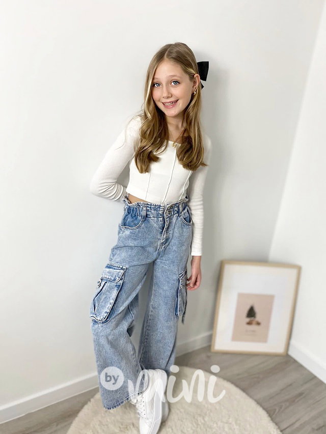 Fashion maxi jeans švédy kapsáče