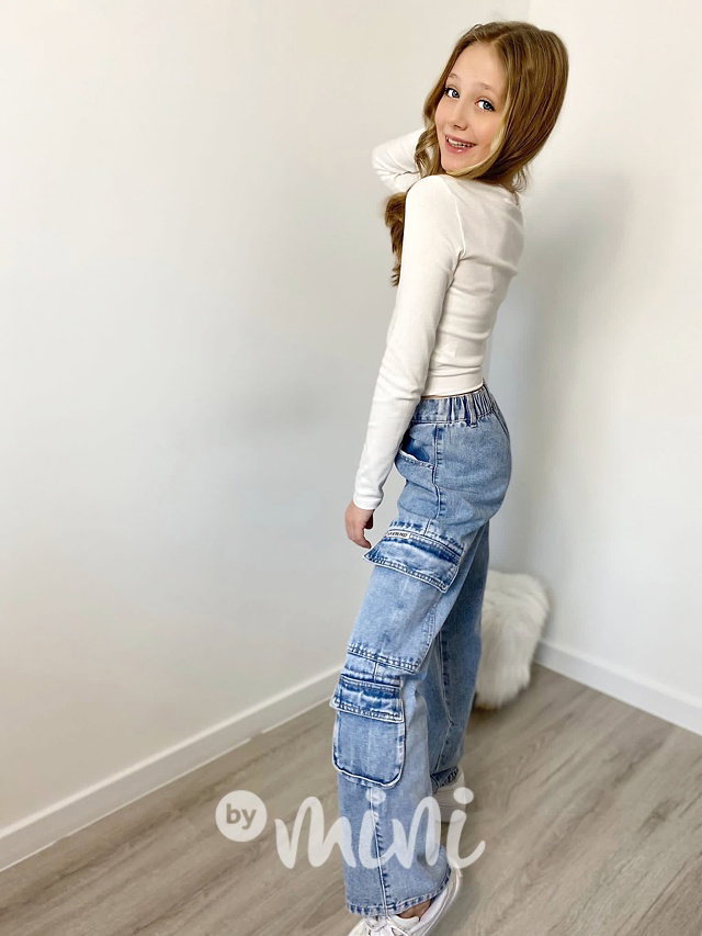 Fashion kapsáčové jeansy
