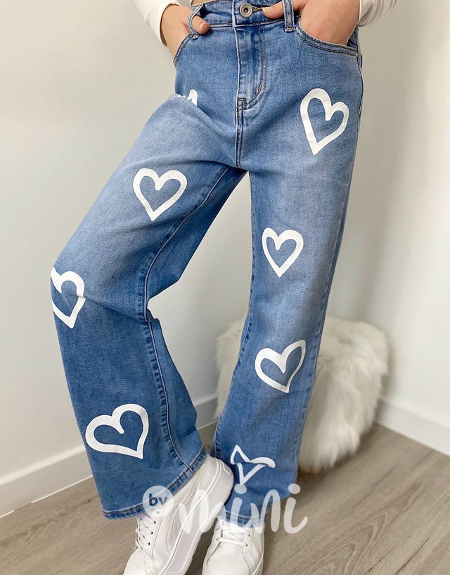 Fashion jeans švédy HEART