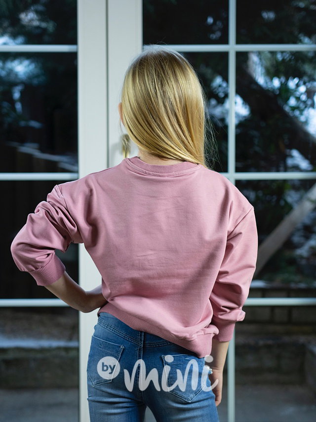 Vogue mikina old pink
