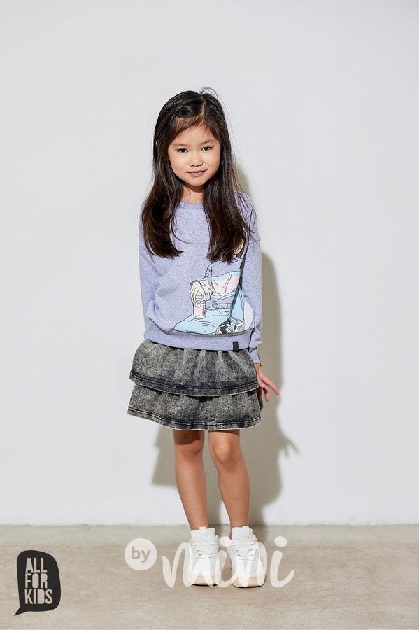 AFK mikina GIRL šedá