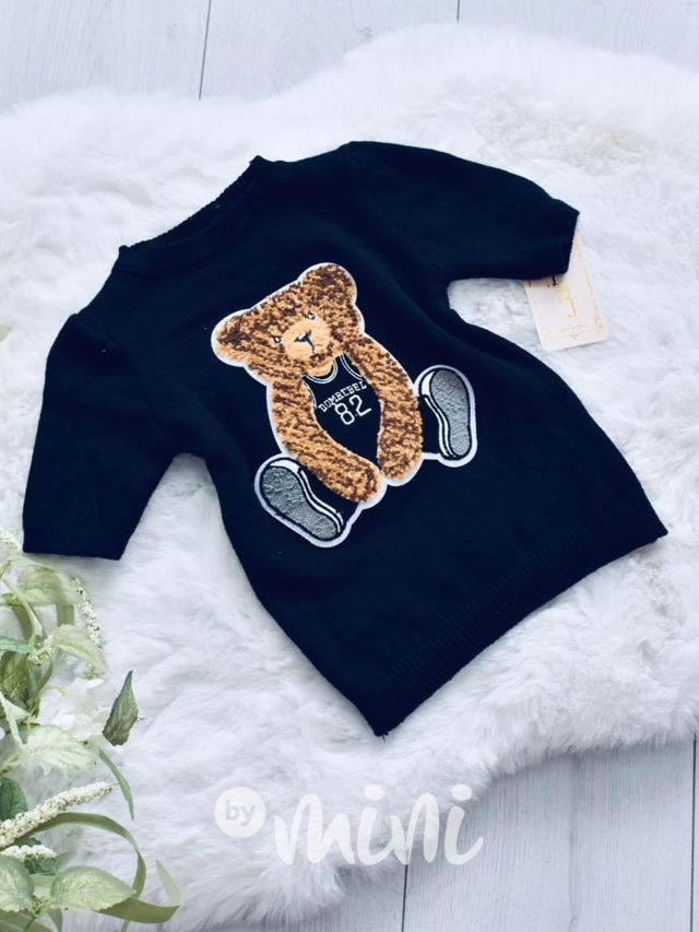 Teddy svetřík černý