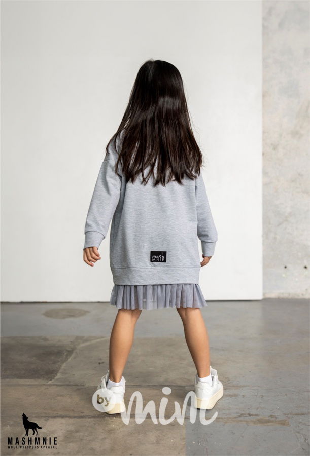 Mash Mnie mikinové šaty Wolf grey