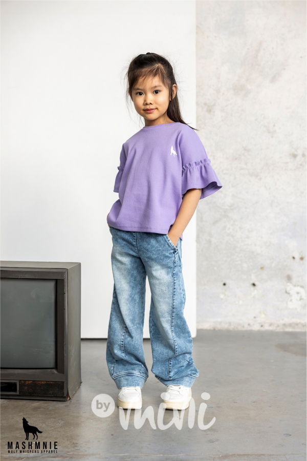 Mash Mnie soft blue denim švédy