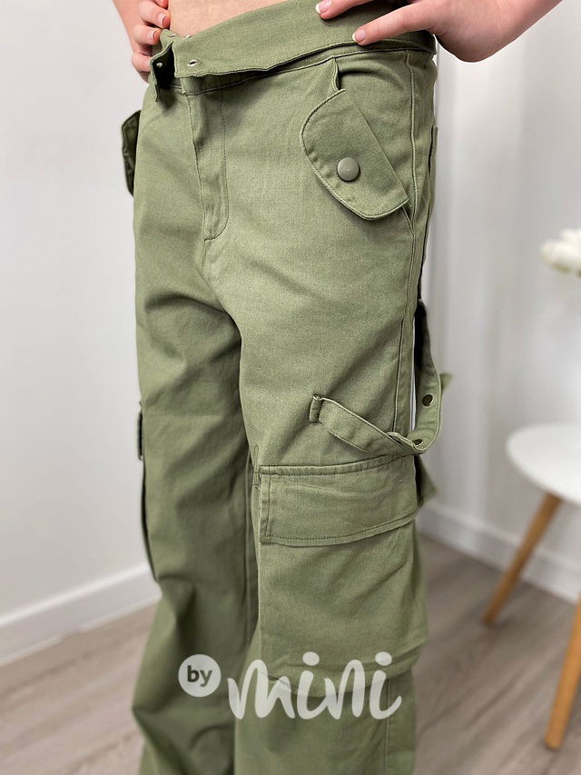 Maxi fashion švédy STREET khaki