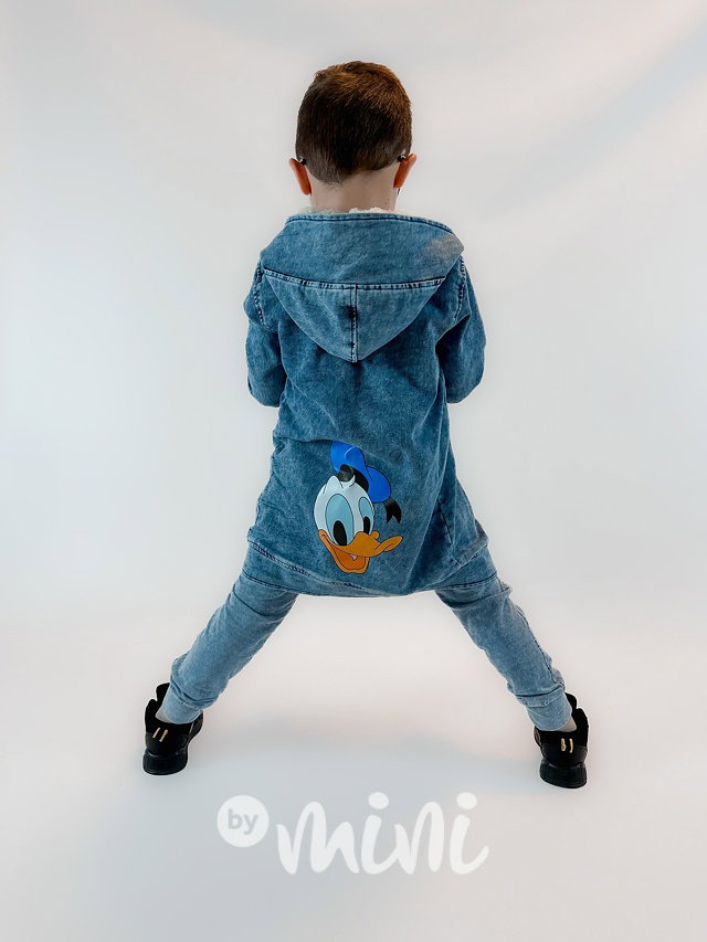 Teplý denim kabátek Donald
