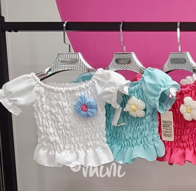 Letní blůzka s kytičkou