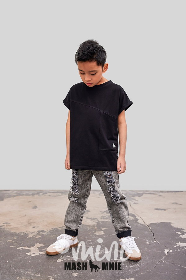Mash Mnie ripped black jeans