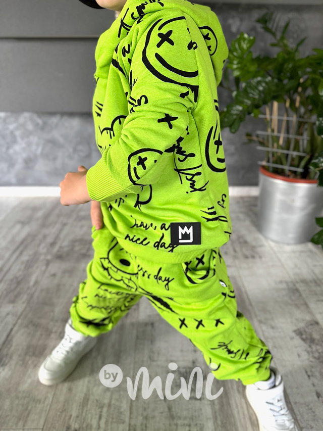 Teddy mikina green apple