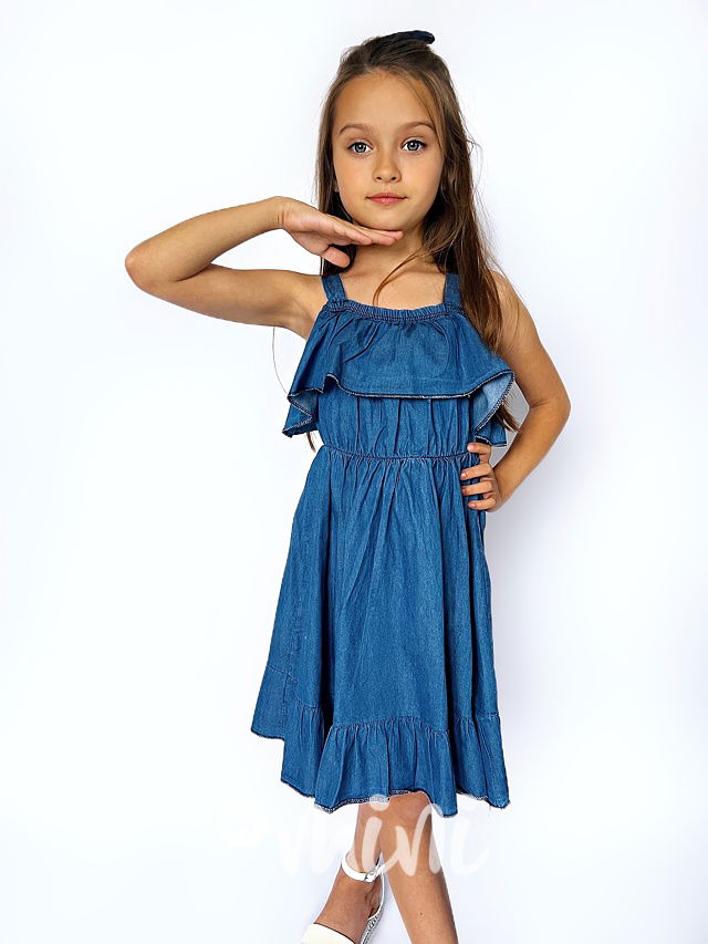 Cotton denim šaty