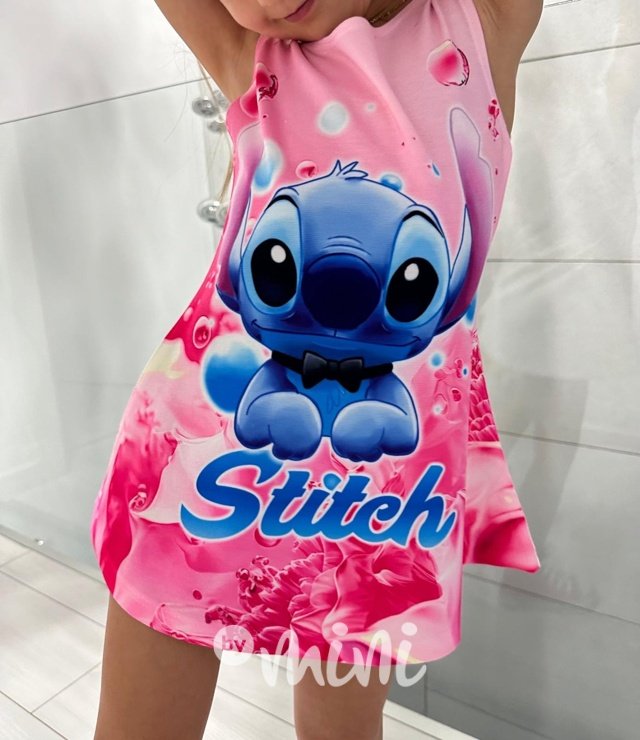 Stitch pink šaty