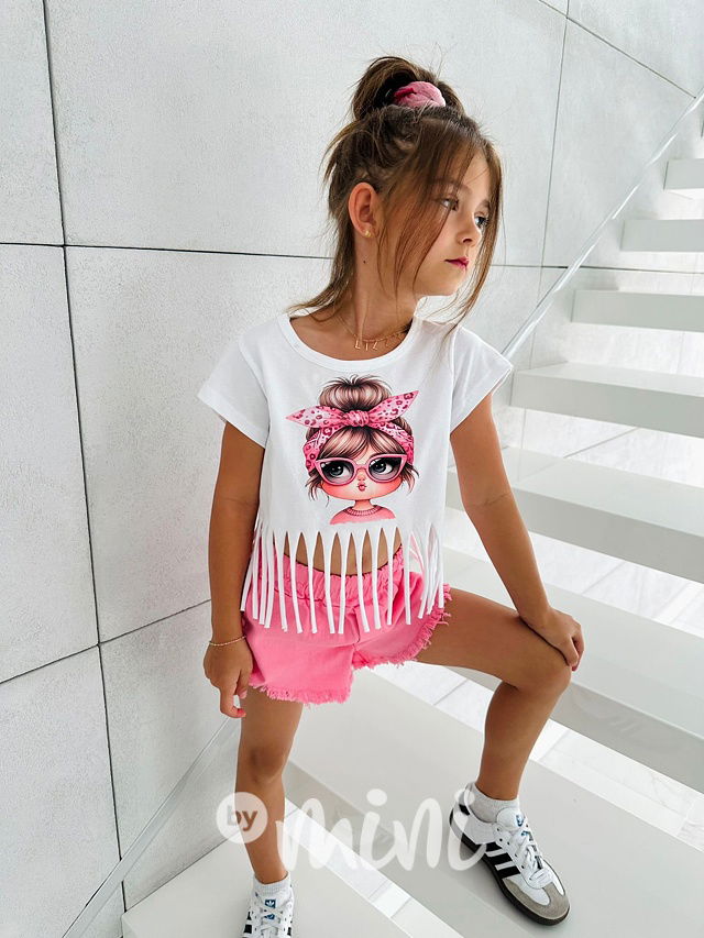 PINK top + kraťasy