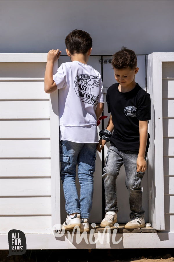 All for kids triko RIDE bílé