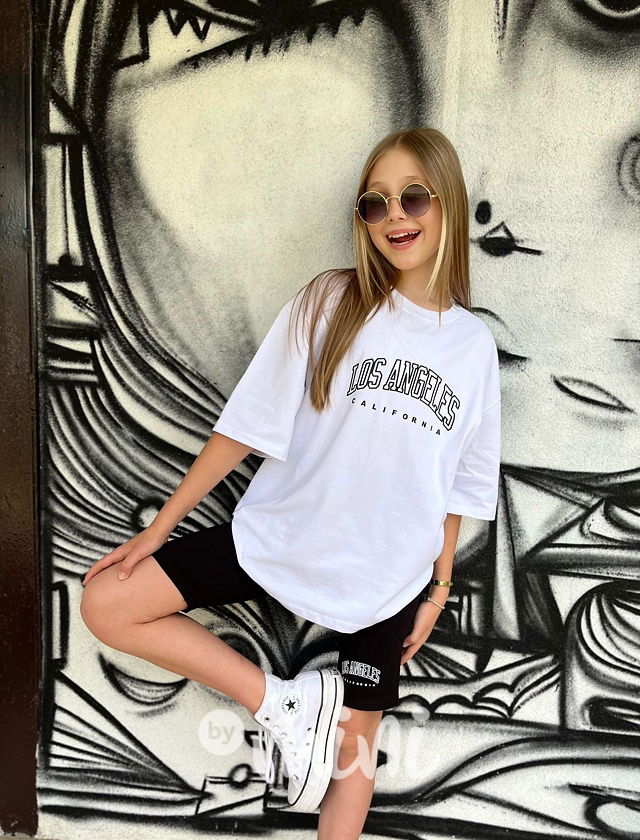 LOS ANGELES oversize triko + šortky