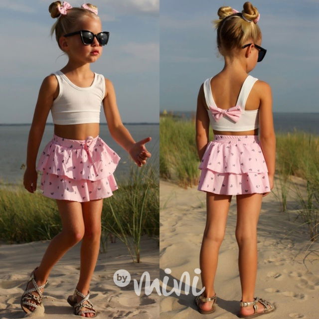 Pink heart 3-dílný komplet