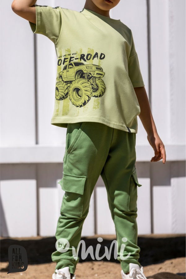 All for kids triko OFF ROAD lime
