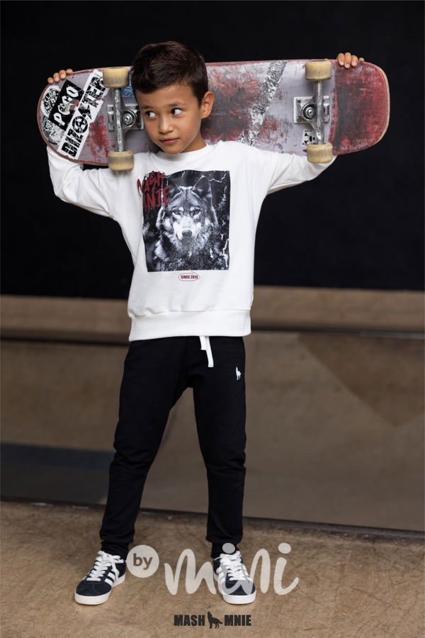 Mash Mnie jogger tepláky WOLF černé