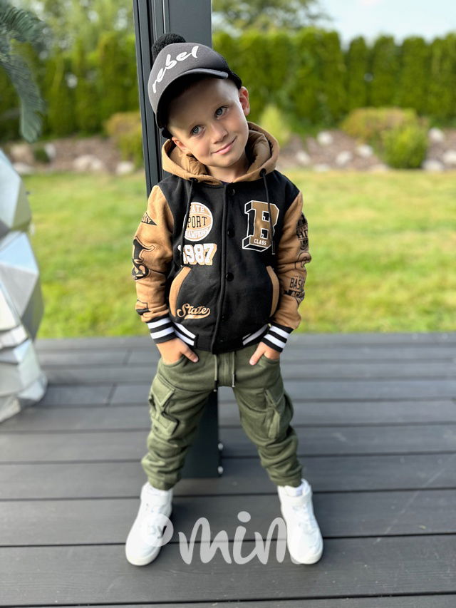 Zateplená baseball mikina