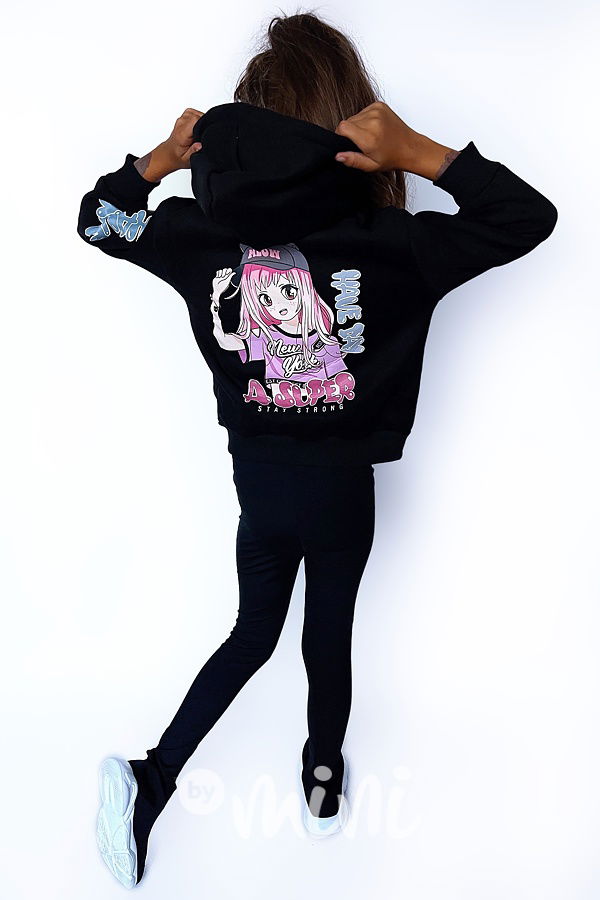 Zateplená mikina SUPER GIRL