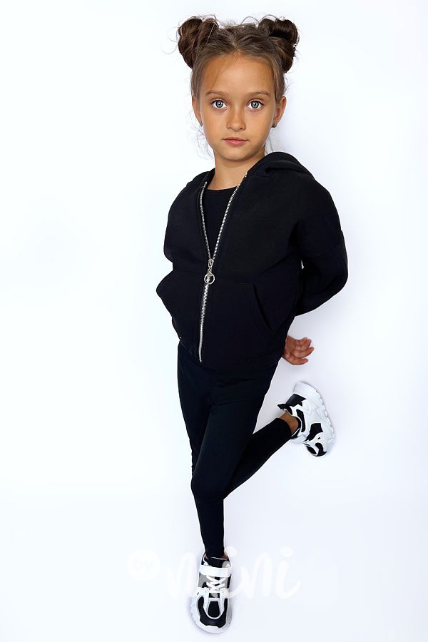 Super thermo mikina HORSE GIRLS black