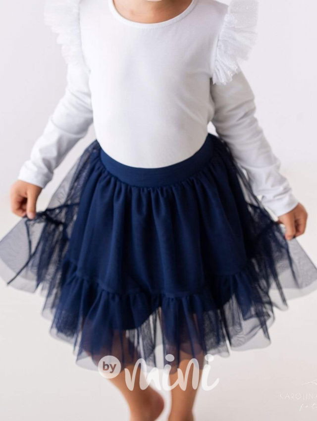 Royal blue maxi tutu sukně Lily Grey