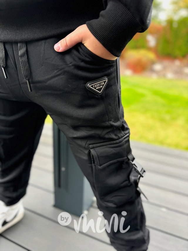 Super thermo tepláky FASHION černé