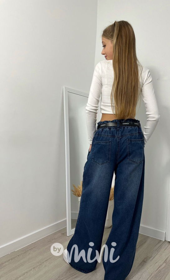 Zateplené lounge volné maxi džíny