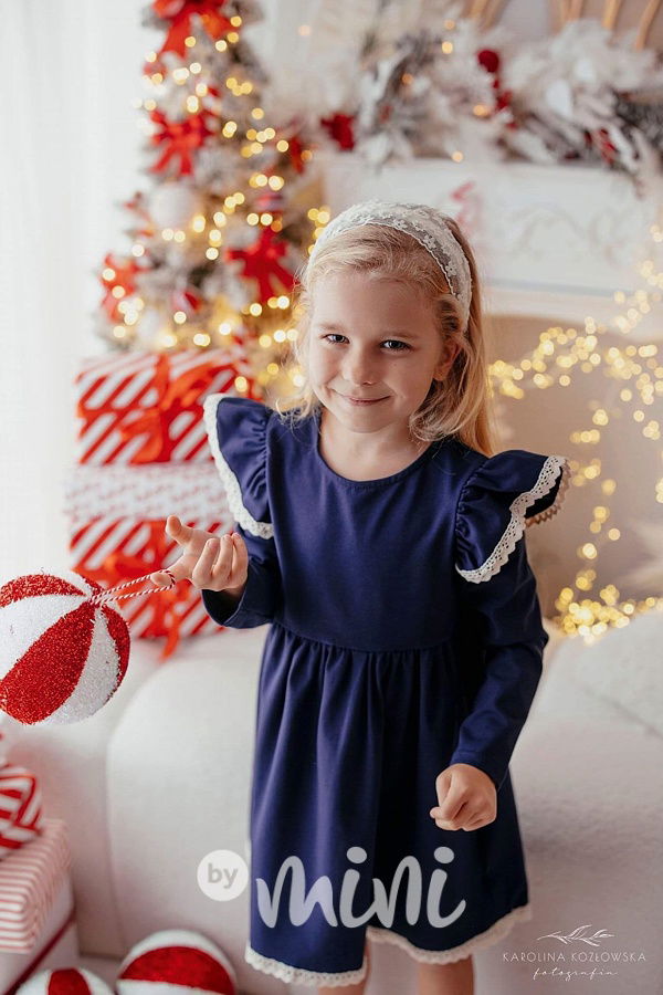 Lily Grey boho šaty modré