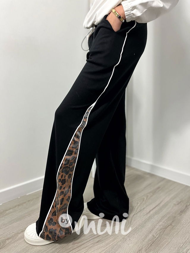 Volné relax kalhoty leopard