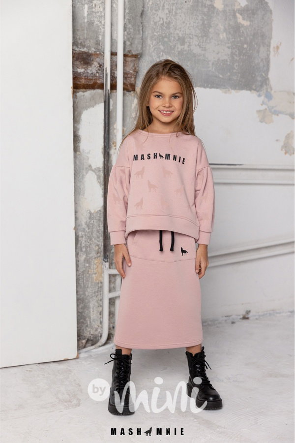 Mash Mnie mikina WOLF pink