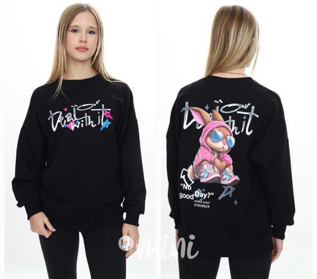 Mikina BUNNY černá