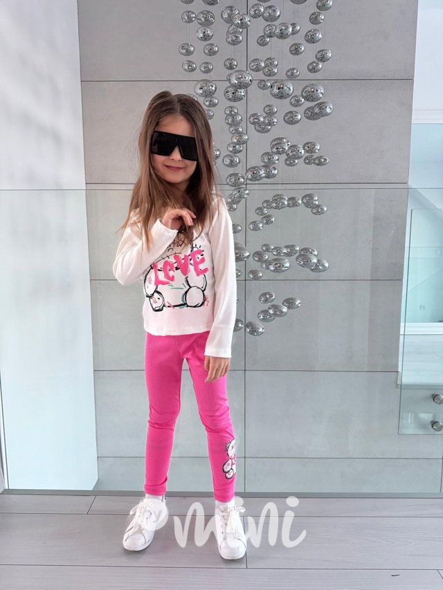 PINK BEAR blůzka + legíny