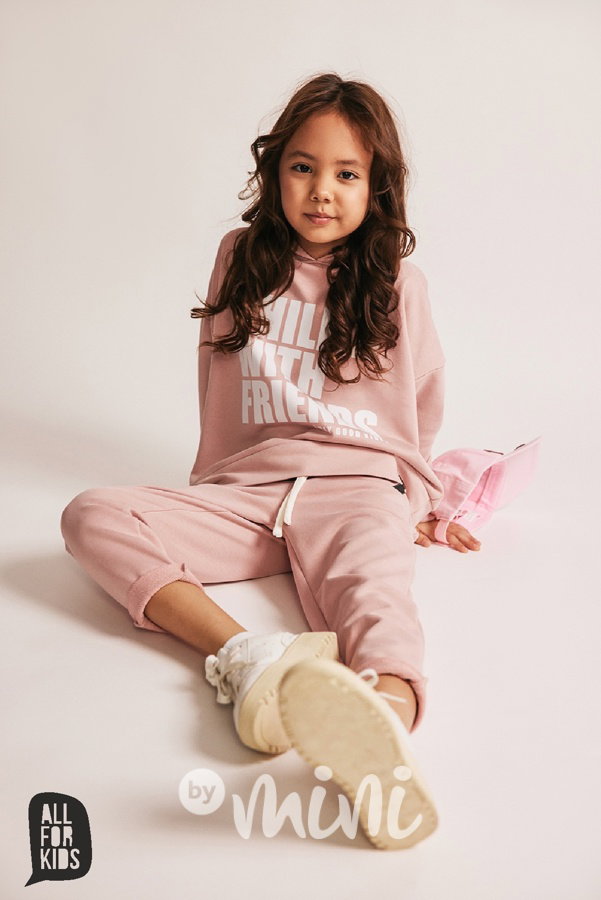 All for kids pink mikina CHILLIN