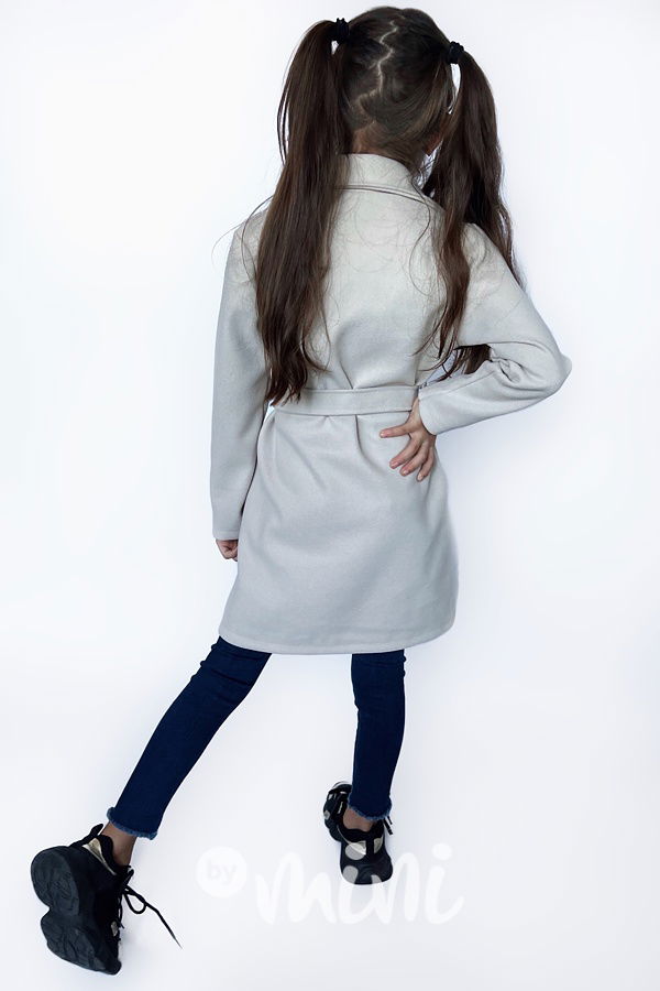 Flaušový kabátek beige