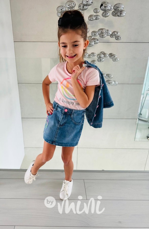 Happy jeans 3ks komplet pink