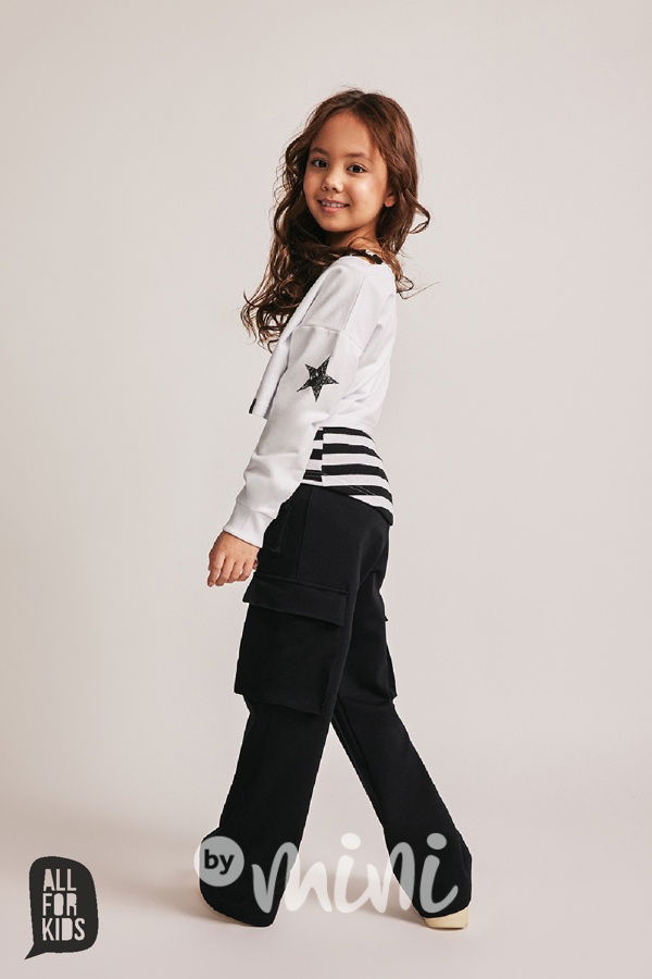 All for kids crop mikina NUMBER