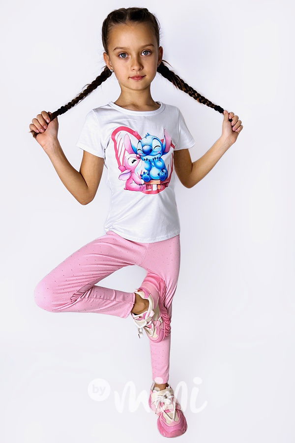 Lilo & Stitch triko white