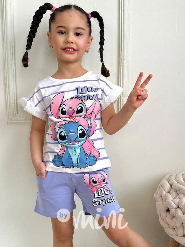 Lilo & Stitch letní set lila