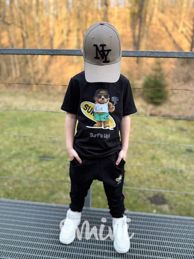 SURF černé chlapecké tepláky
