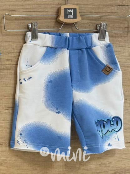 YOLO kraťasy blue splash