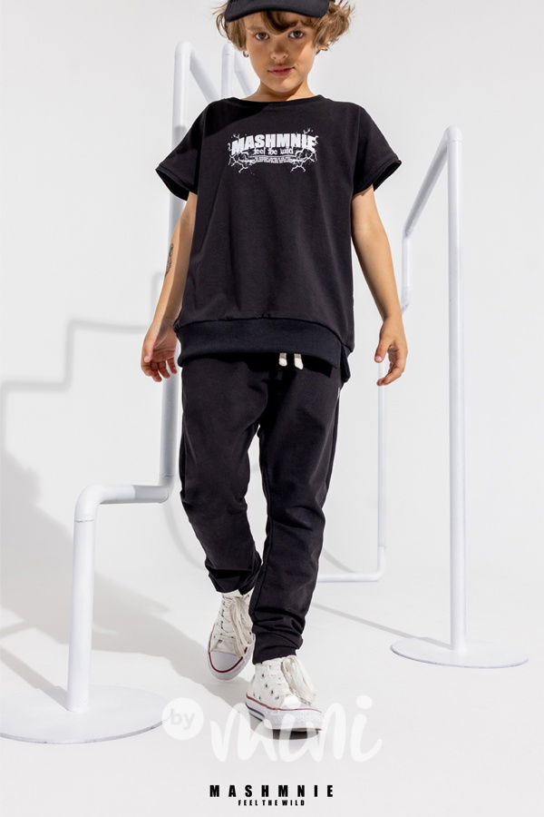Mash Mnie jogger tepláky WOLF černé