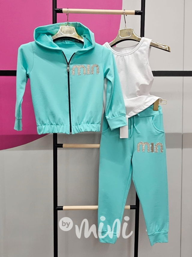MIU sporty trojkomplet MINT